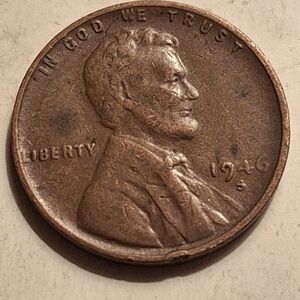 Vintage Copper Coin 1946 S Error